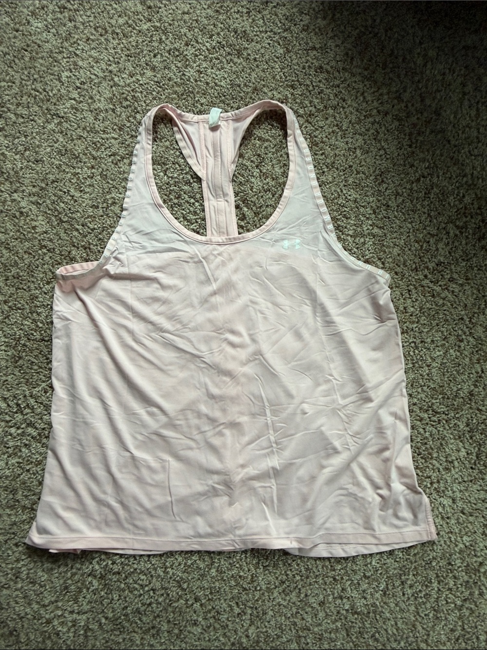 Under Armour Women's Pale Pink Racerback Training Tank